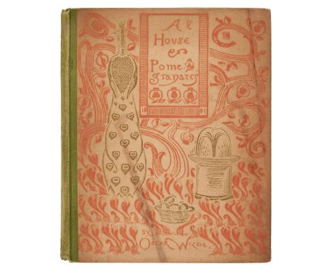 Wilde (Oscar). A House of Pomegranates, 1st edition, London: James R. Osgood, McIlvaine &amp; Co., 1891, 4 plates by C. H. Sh