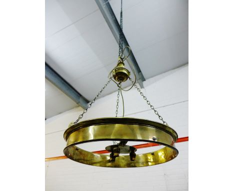 Brass ceiling light 