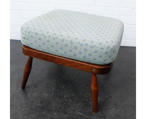 Ercol footstool, with cushion top,  40 x 52cm 