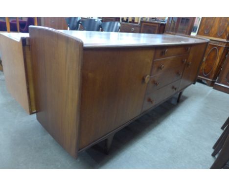 A Younger Ltd. teak bow front sideboard