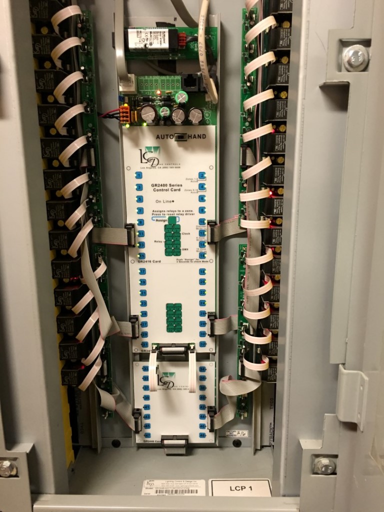 ACUITY LIGHTING CONTROL & DESIGN MODEL GR2448/42DTCMODDVCZSM CONTROL PANEL.