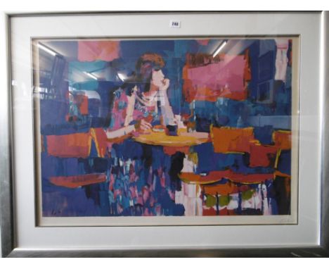 A NICOLA SIMBARI SERIGRAPH LIMITED EDITION SIGNED IN PENCIL