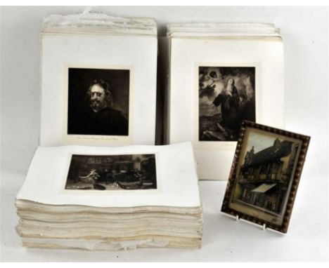 Braun, Clement and Co., very large collection of 100+ heliogravure reproductions of Old Master artworks by Velazquez, Van Dyc