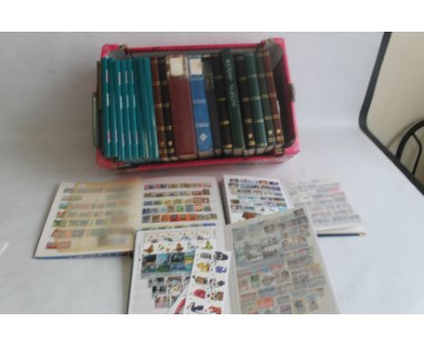 A COLLECTION OF 27 ALBUMS OF BRITISH AND WORLDWIDE STAMPS to include mint stamps, first day covers etc.