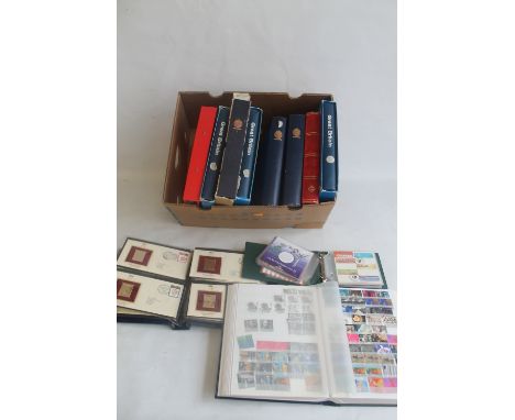 TEN ALBUMS OF VICTORIAN AND LATER BRITISH STAMPS to include penny black, penny reds, twopenny blues, mint stamps, first day c