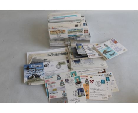 A LARGE COLLECTION OF MAINLY AVIATION RELATED EVENT COVERS, FIRST DAY COVERS ETC, many with signatures approx 300