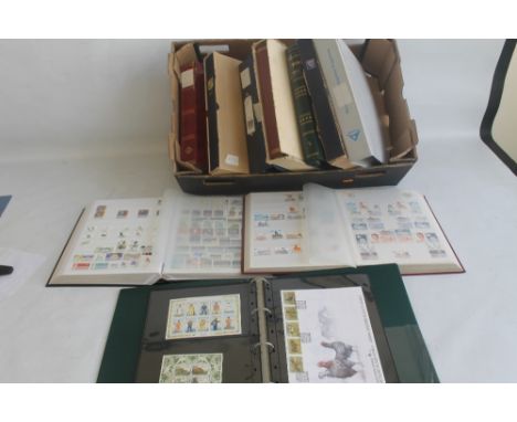 INDIA, IRELAND, REPUBLIC OF SOUTH AFRICA - twelve albums of various stamps, first day covers, mint stamps etc.