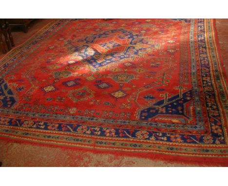 A Turkey carpet, approximately 271 x 348cm