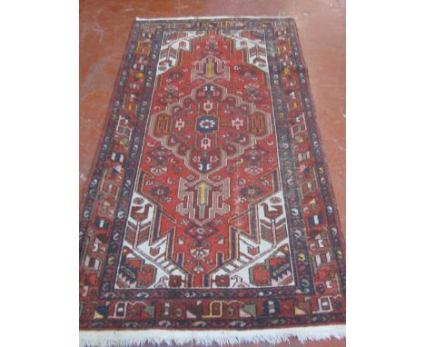 A Hamadan carpet 106 x 200cm 