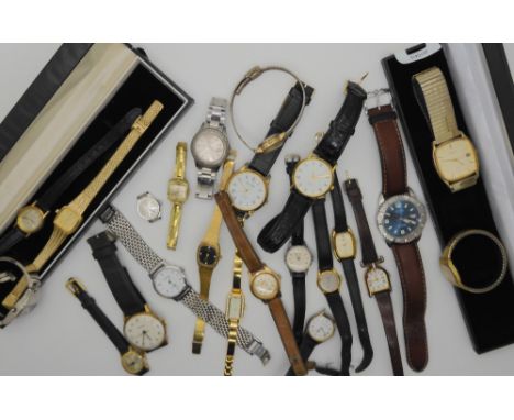 A collection of vintage watches to include Roamer, Uno etc Condition Report: Not available for this lot