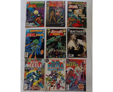 A collection of approximately one hundred and eighty DC comics including Batman, Blue Beetle, The Darkstars etc This lot is b