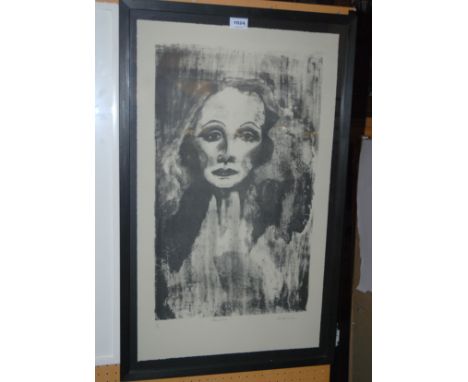 VAL ATKINSON Decasia, signed, screen print, 1/4, 68 x 40cm, and another (2) Condition Report: Available upon request