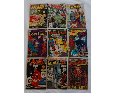 A collection of approximately one hundred and eighty DC comics including Lois Lane, Batman, The Flash etc This lot is being s