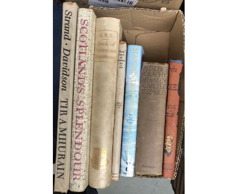 SCOTTISH INTEREST BOOKS: including a Glasgow High School 'Book of Service and Remembrance' (VG), a 'Shell Guide' 'The Isle of