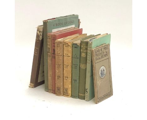 BOOKS ABOUT DOGS: to include POULTNEY, C.B., 'Roddie and Pat' d/w, 1st ed. 1937; 'Roddie - and the Rest', 1st 1936, with d/w;