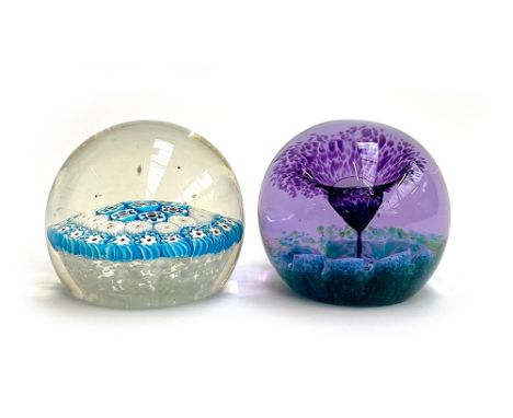 A Caithness glass paperweight, 7cmH; together with one other (2) 