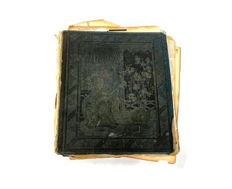 Local interest: A 19th century scrapbook belonging to Bessie Ingram (b.1857) of Bagber Farm House, Milton Abbas, newspaper cu