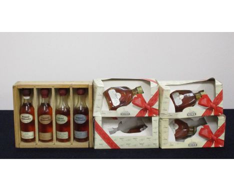 4 5-cl bts Pierre Ferrand Miniatures Grande Champagne Cognac incl:- Ambre, Réserve, Selection des Anges and Abel owc 4 5-cl b
