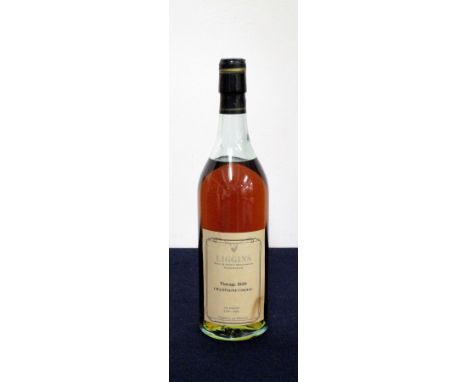 1 24-fl oz bt Liggins Vintage Champagne Cognac 1959 70° proof, ts,  vsl stl