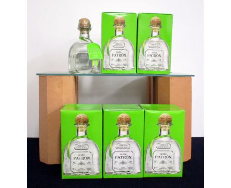 6 70-cl bts Patron Silver 100% De Agave Tequila 40% OT ind oc