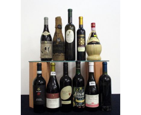 1 bt Messapi Aglianico del Vulture NV 1 bt Oliveri Malvasia di Castelnuovo Don Bosco NV us, sl bs 1 bt Tallini Wines Collecti