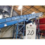 Mayfran 36" x 38' Inclined Rubber Flighted Belt