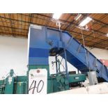 Mayfran 60" x 80' Metal Belt Infeed Inclined