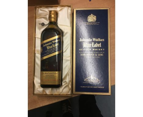  Sale Item:    75CL JOHNNIE WALKER BLUE LABEL 43% VOL No M37188 JW (BOX AF)  Vat Status:   No Vat   Buyers Premium:  This lot