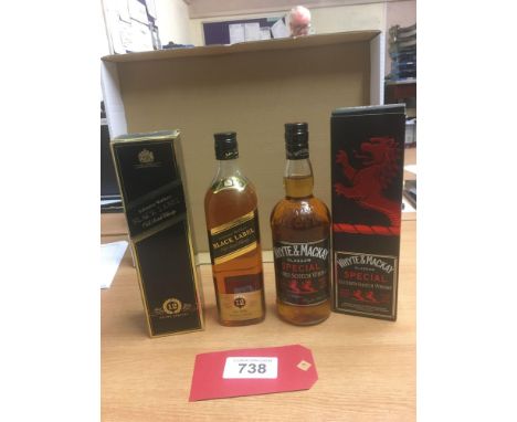  Sale Item:    2 X 70 CL 40% VOL-WHYTE &amp; MACKAY &amp; JOHNNIE WALKER BLACK LABEL  Vat Status:   No Vat   Buyers Premium: 
