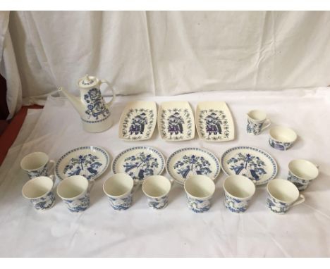  Sale Item:    19 PCE LOTTE NORWAY CHINA (SUGAR BOWL AF)  Vat Status:   No Vat   Buyers Premium:  This lot is subject to a Bu