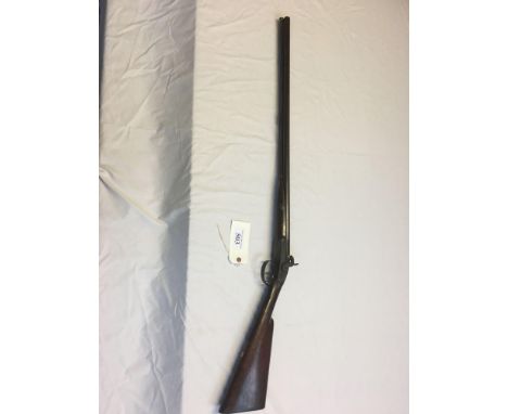 Sale Item:    12 BORE D B PERCUSSION MUZZLE LOADER MANTON (CRACKED STOCK AF)  Vat Status:   No Vat   Buyers Premium:  This l