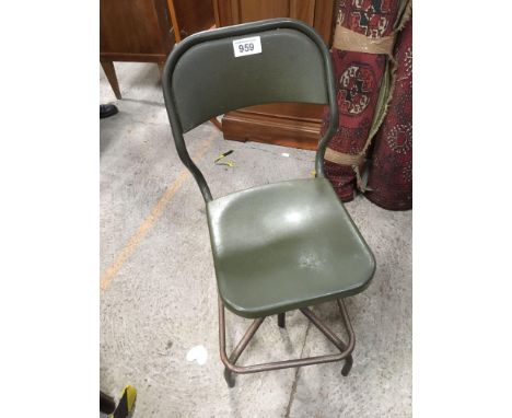  Sale Item:    METAL OFFICE CHAIR (AF)   Vat Status:   No Vat   Buyers Premium:  This lot is subject to a Buyers Premium of 1
