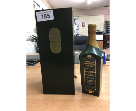  Sale Item:    CASED 70 CL MACPHAILS BOTTLED 2002 No 227  Vat Status:   No Vat   Buyers Premium:  This lot is subject to a Bu