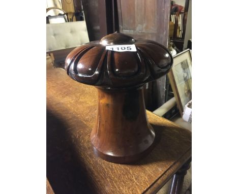  Sale Item:    WOODEN MUSHROOM   Vat Status:   No Vat   Buyers Premium:  This lot is subject to a Buyers Premium of 15% + Vat