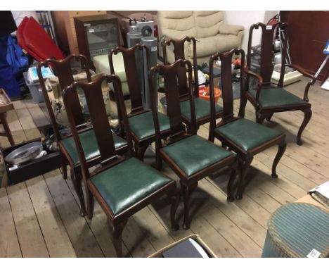  Sale Item:    7 DINING ROOM CHAIRS(INC CARVER)   Vat Status:   No Vat   Buyers Premium:  This lot is subject to a Buyers Pre