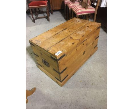  Sale Item:    PINE TRUNK   Vat Status:   No Vat   Buyers Premium:  This lot is subject to a Buyers Premium of 15% + Vat @ 20