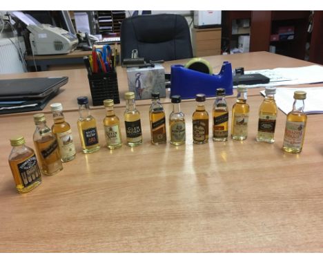 Sale Item:    BOX 13 WHISKY MINIATURES   Vat Status:   No Vat   Buyers Premium:  This lot is subject to a Buyers Premium of 