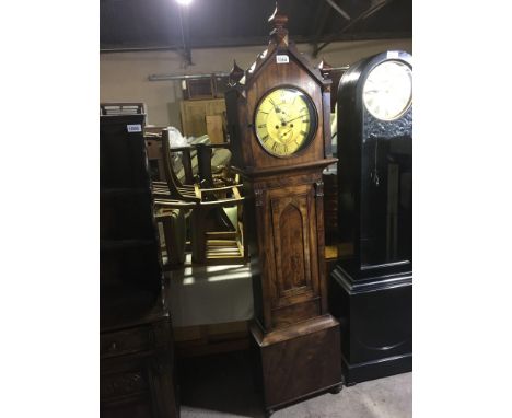  Sale Item:    MAHOGANY G F CLOCK R THOMSON GLASGOW (AF)  Vat Status:   No Vat   Buyers Premium:  This lot is subject to a Bu