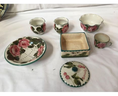  Sale Item:    BOX 7 PCS WEMYSS WARE (AF)   Vat Status:   No Vat   Buyers Premium:  This lot is subject to a Buyers Premium o