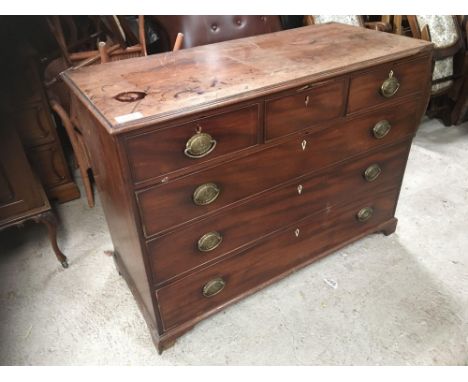  Sale Item:    MAHOGANY 3 OVER 3 CHEST DRAWERS (AF)  Vat Status:   No Vat   Buyers Premium:  This lot is subject to a Buyers 