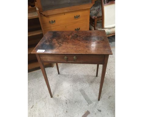  Sale Item:    MAHOGANY SIDE TABLE (AF)   Vat Status:   No Vat   Buyers Premium:  This lot is subject to a Buyers Premium of 