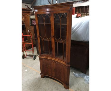  Sale Item:    YEW WOOD CORNER UNIT   Vat Status:   No Vat   Buyers Premium:  This lot is subject to a Buyers Premium of 15% 
