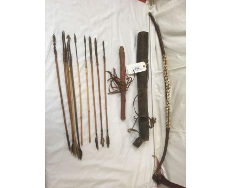  Sale Item:    BOX ARROWS &amp; QUIVER ETC (AF)   Vat Status:   No Vat   Buyers Premium:  This lot is subject to a Buyers Pre