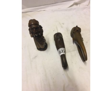  Sale Item:    3 NUTCRACKERS (AF)   Vat Status:   No Vat   Buyers Premium:  This lot is subject to a Buyers Premium of 15% + 