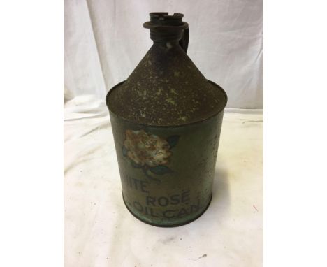  Sale Item:    WHITE ROSE OIL CAN   Vat Status:   No Vat   Buyers Premium:  This lot is subject to a Buyers Premium of 15% + 