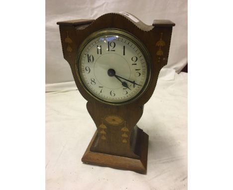  Sale Item:    INLAID CLOCK-NO KEY (AF)   Vat Status:   No Vat   Buyers Premium:  This lot is subject to a Buyers Premium of 