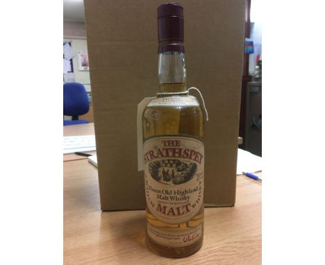  Sale Item:    75CL THE STRATHSPEY MALT 40% VOL 70% PROOF  Vat Status:   No Vat   Buyers Premium:  This lot is subject to a B