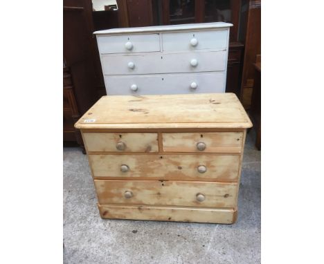  Sale Item:    2 OVER 2 PINE CHEST DRAWERS (AF)   Vat Status:   No Vat   Buyers Premium:  This lot is subject to a Buyers Pre