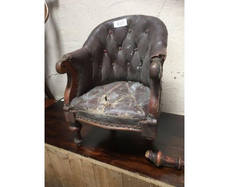  Sale Item:    VICTORIAN CHILDS CHAIR (AF)   Vat Status:   No Vat   Buyers Premium:  This lot is subject to a Buyers Premium 