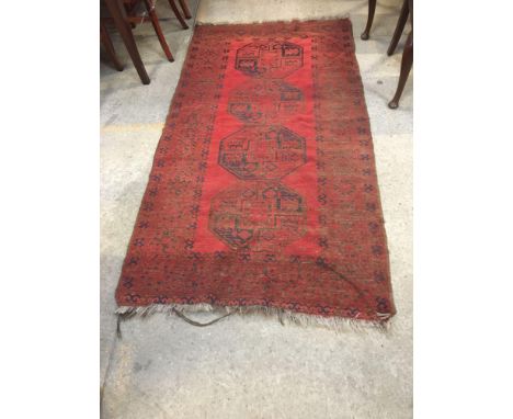  Sale Item:    RED RUNNER RUG (AF)   Vat Status:   No Vat   Buyers Premium:  This lot is subject to a Buyers Premium of 15% +